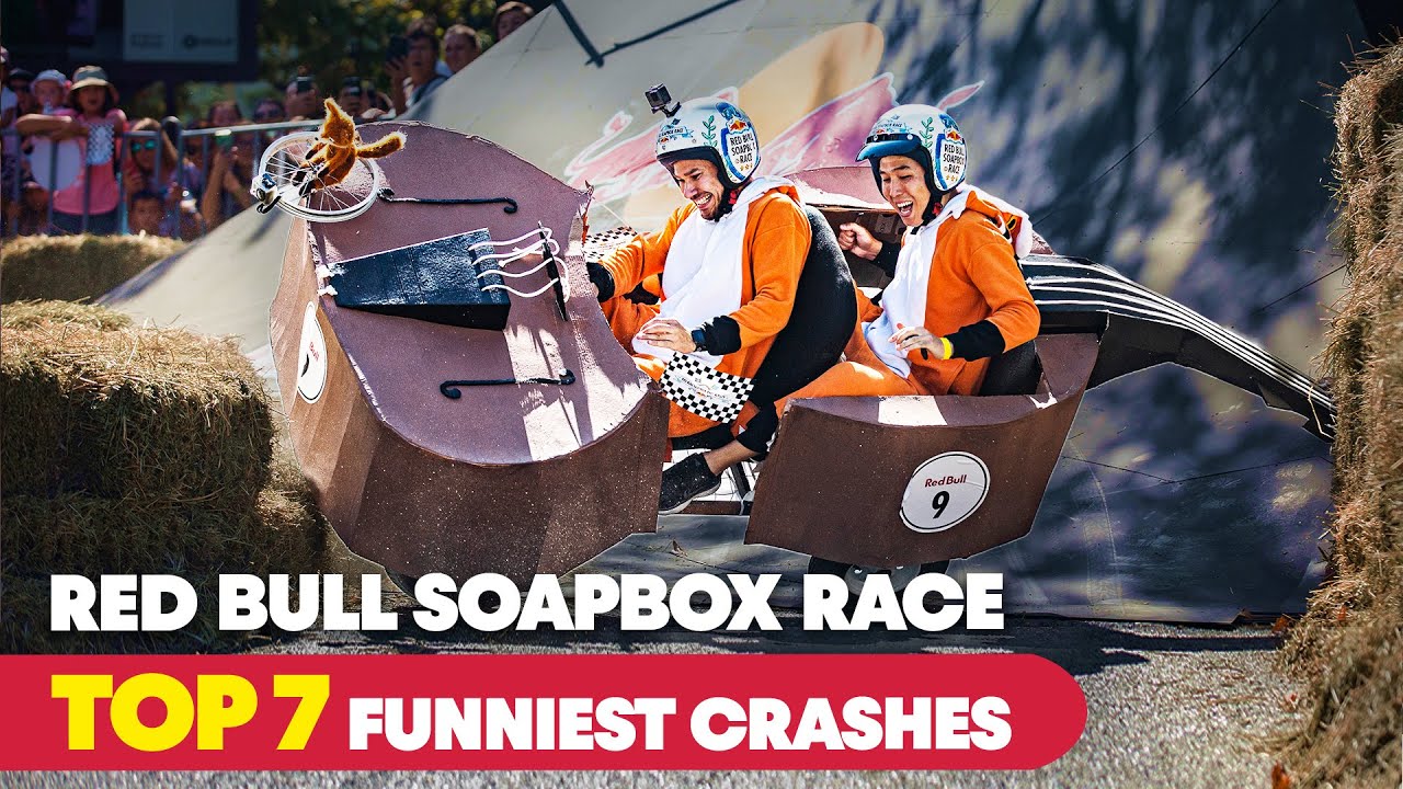 Try NOT To Laugh At Soapbox's Funniest Crashes 😂  | Red Bull Soapbox Race