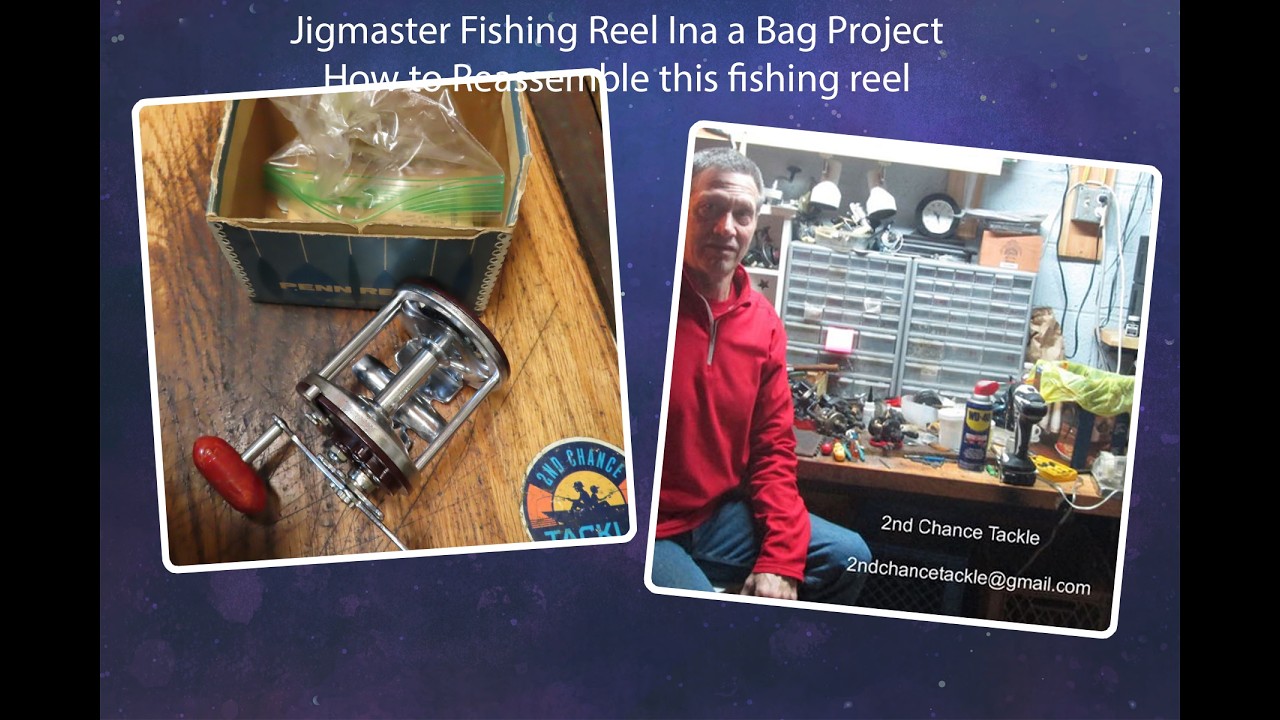 How to fix a Friends' Penn Jigmater Fishing Reel in the Bag And Reassemble the reel