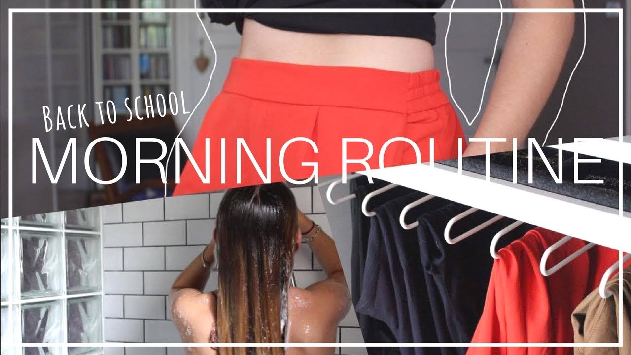 BACK TO SCHOOL MORNING ROUTINE