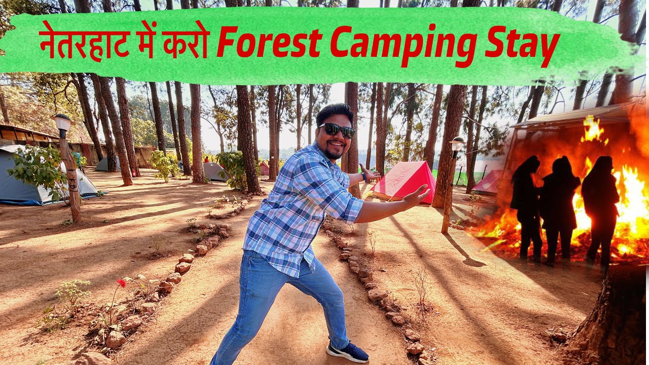 Netarhat Camping Under Pine Trees ⛺️Hotel Room भूल जाओगे 😍 Different Staying Experience