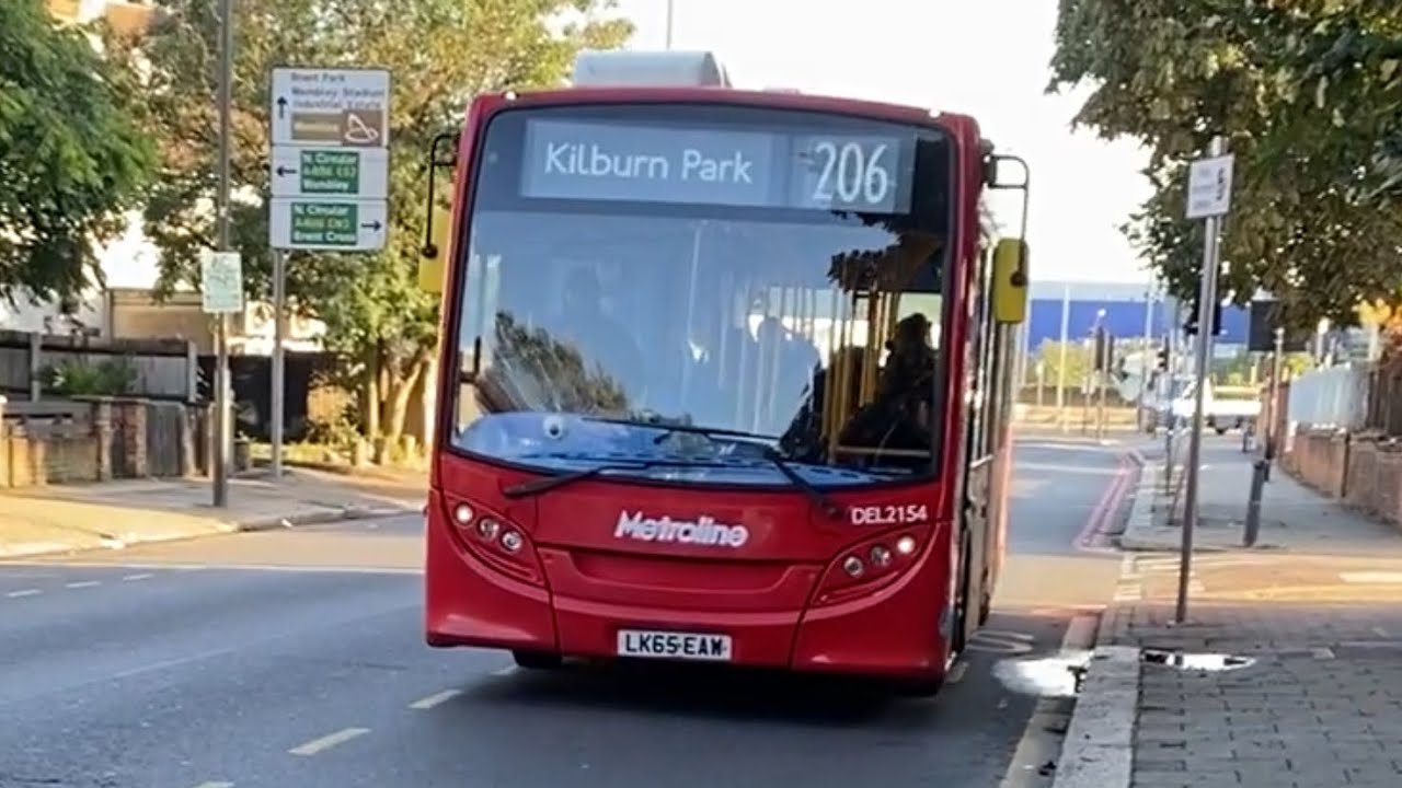 🅱️ Metroline Route 206 DEL2154 LK65EAW E200