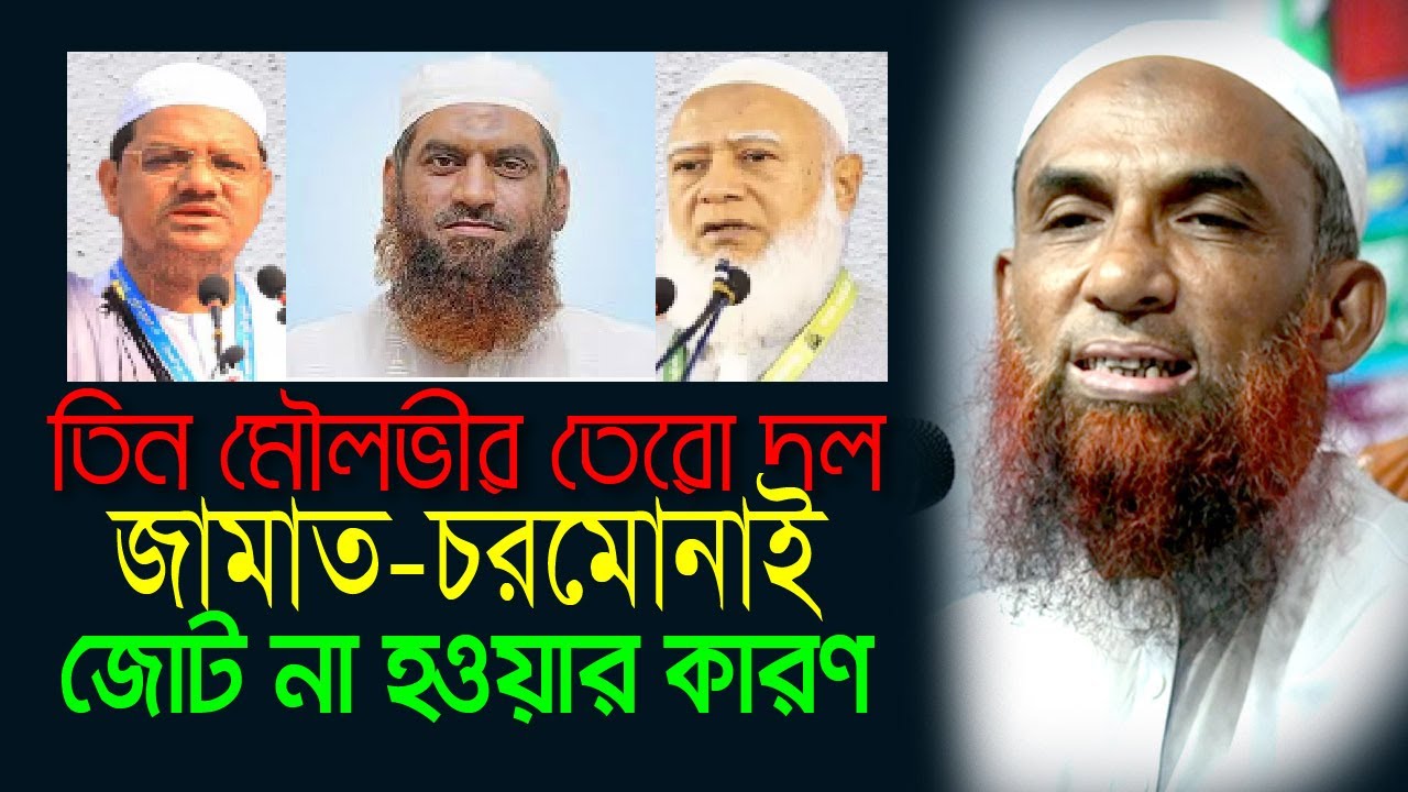 তিন মৌলভীর তেরো দল ।। জামাত চরমোনাইর জোট না হওয়ার কারণ  Maulana Nasir Ahmad Gopalganj