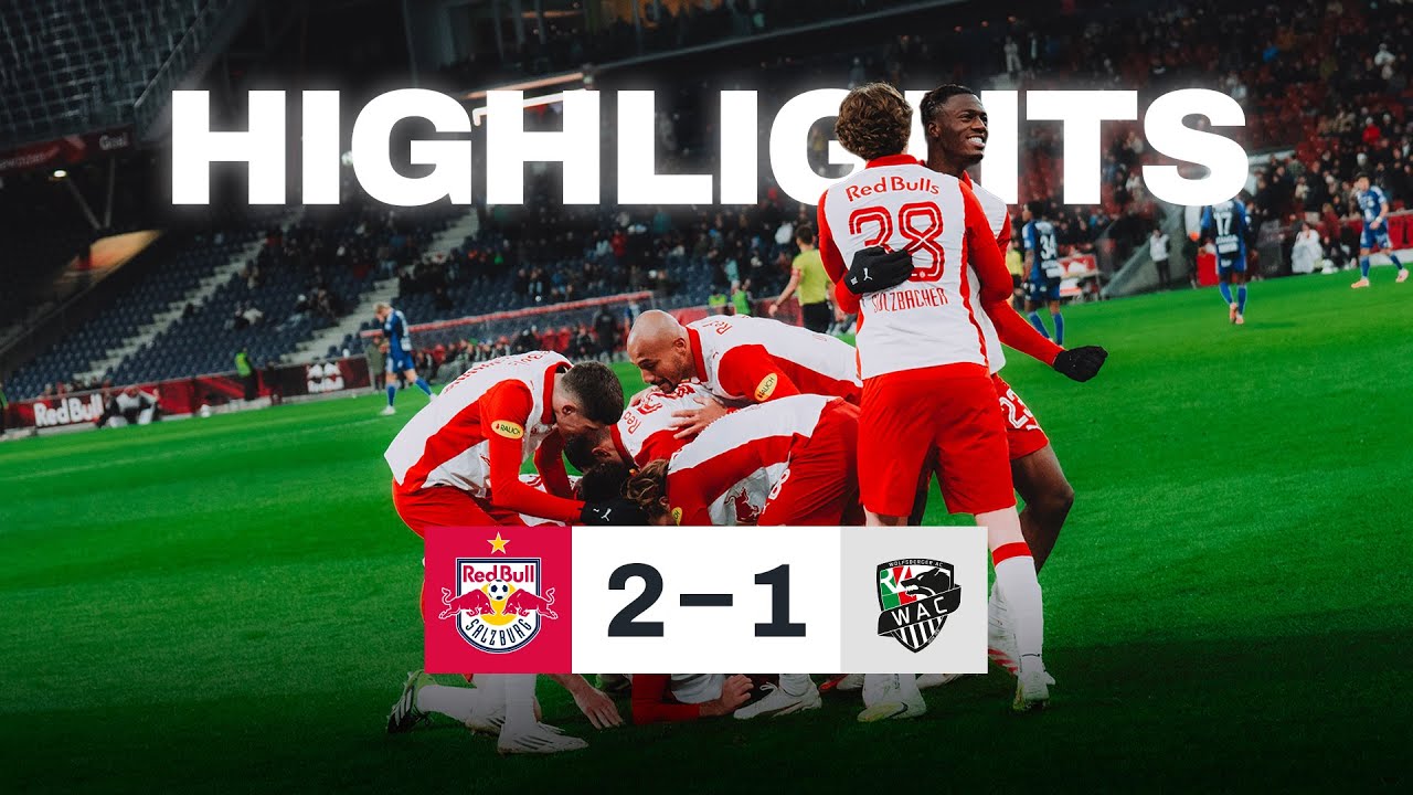 Alajbegovic-Doppelpack sichert Winterkrone: Salzburg &ndash; Wolfsberg |&nbsp;Highlights | ADMIRAL Bundesliga