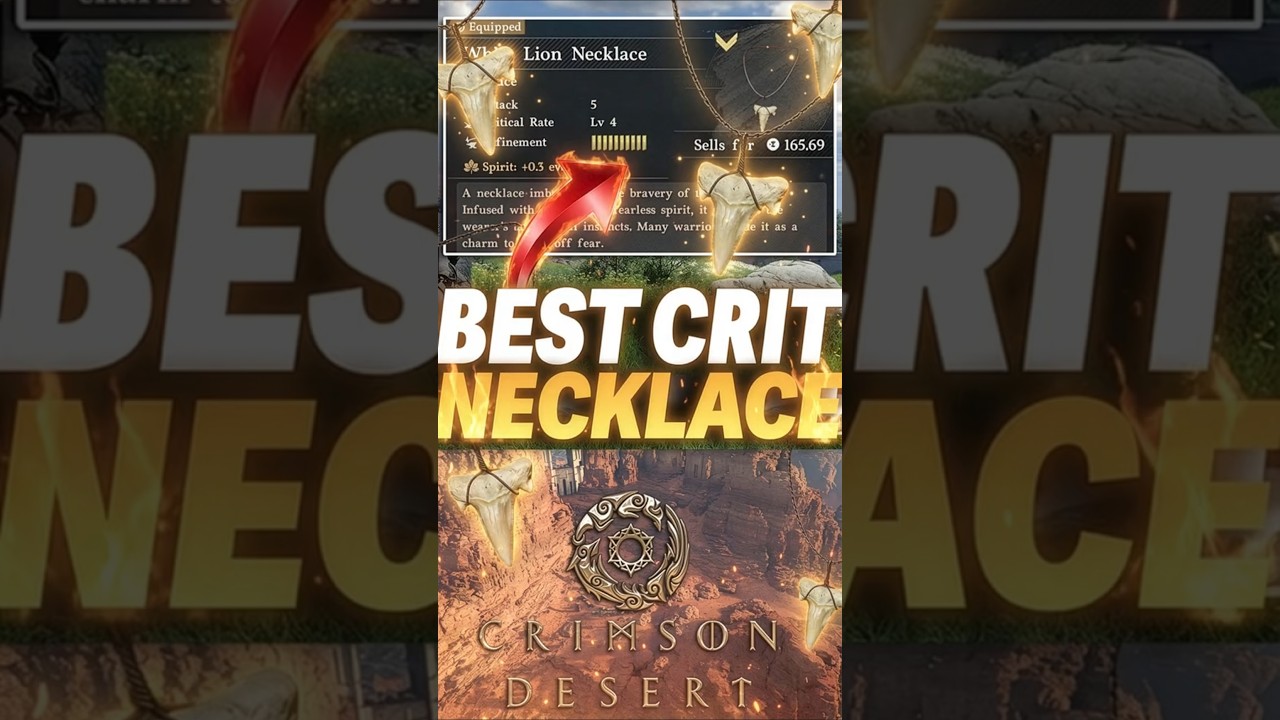 Don't Miss The BEST In Slot Crit Necklace In Crimson Desert!