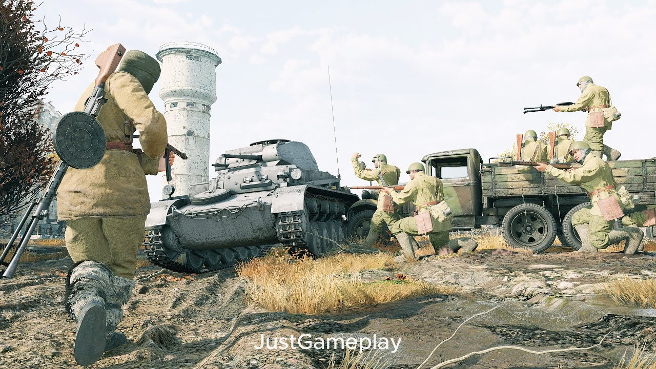 Soviet Attack On German Forces at Stalingrad | Enlisted Update 