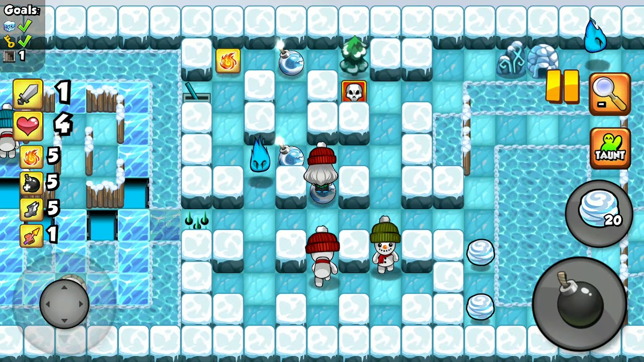 Bomber Friends Winter Quest Level 24 ❄️❄️