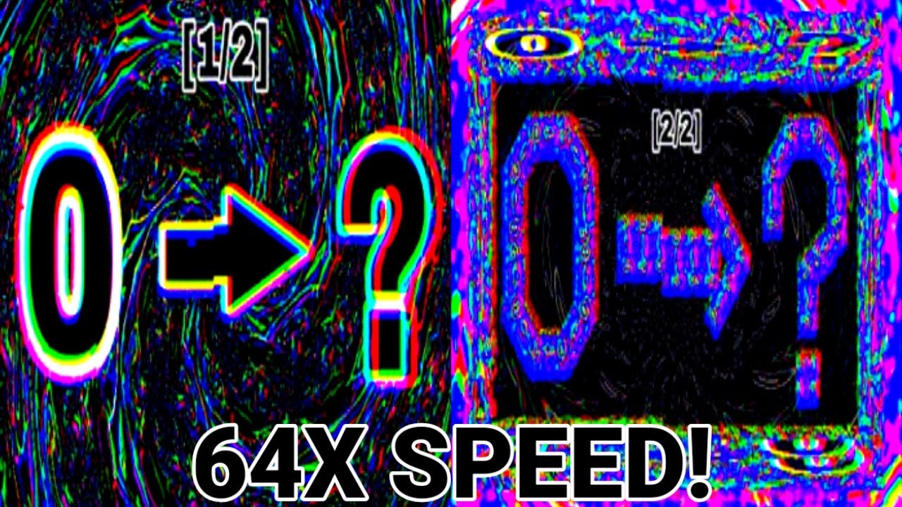 Numbers 0 To N E V E R [1/2] And [2/2] 64x Speed