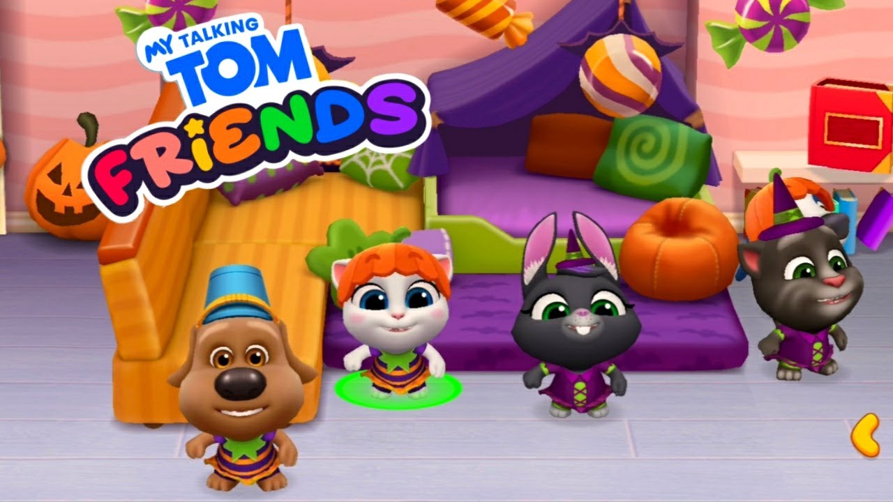 My Talking Tom Friends Spooky Halloween Update Gameplay Walkthrough Episode 179