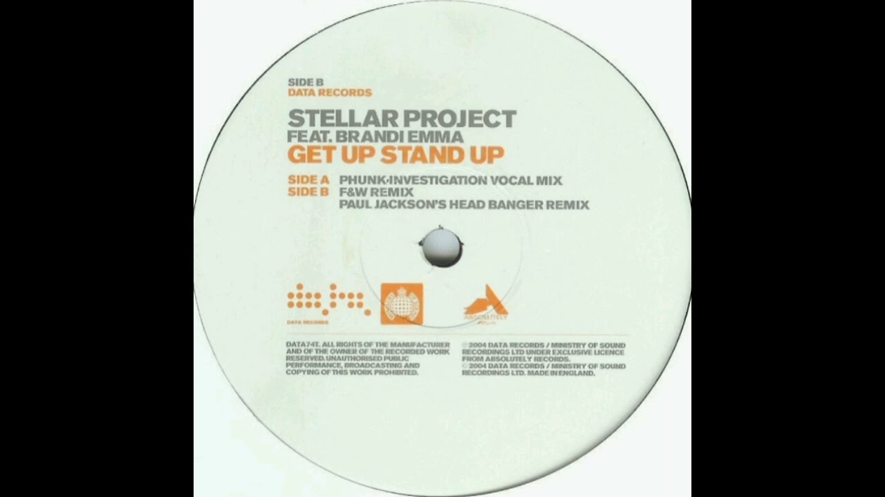 Stellar Project feat. Brandi Emma - Get Up Stand Up (F&W Remix)