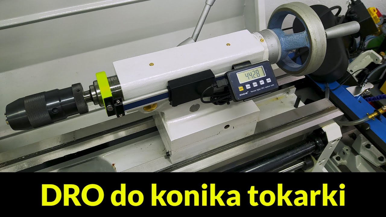 [Tokarka 360x1000] Cyfrowy odczyt (DRO) w koniku.