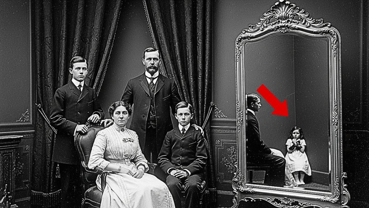 Look Closer: The Mirror in This 1907 Studio Photo Holds a Terrifying Truth