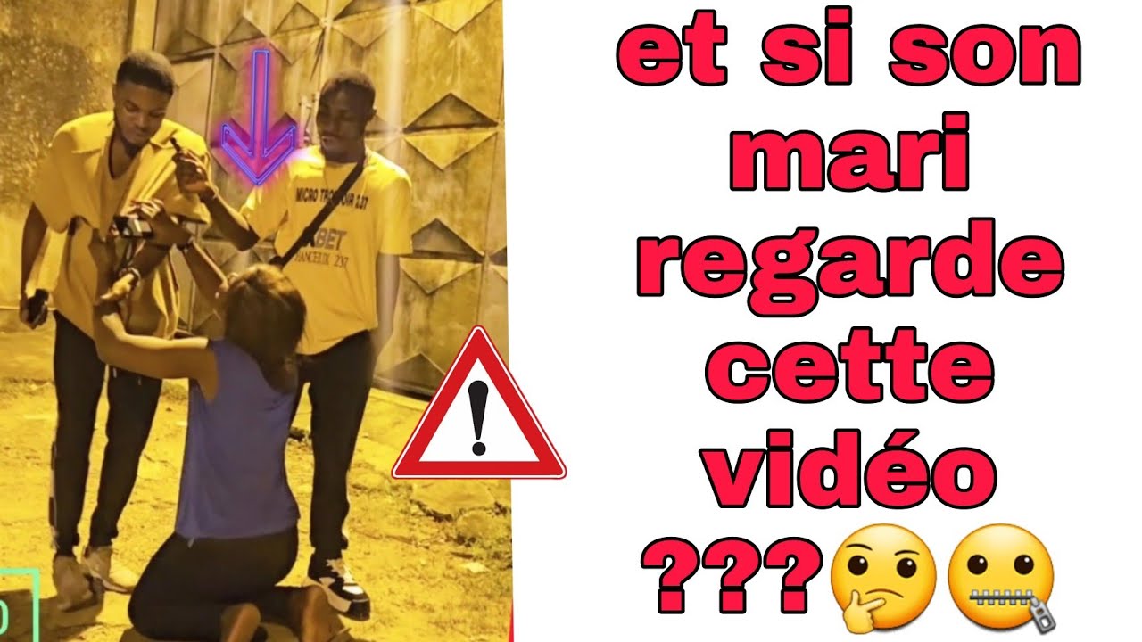 Test de fidélité réalisé devant l'hôtel après le match avec une femme marié