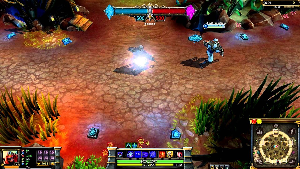 Preview Skin Shockblade Zed, League of Legends
