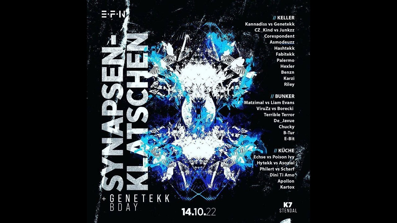 Genetekk & Kannadiss @ Synapsenklatschen + Genetekk Bday K7 Stendal 14.10.2022