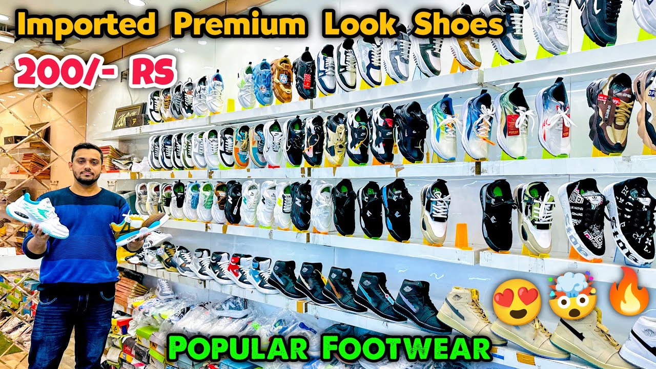 Imported Look Shoes😍🤯| Ballimaran Shoes Market | Shoes Wholesale Market In Delhi | Popular Footwear