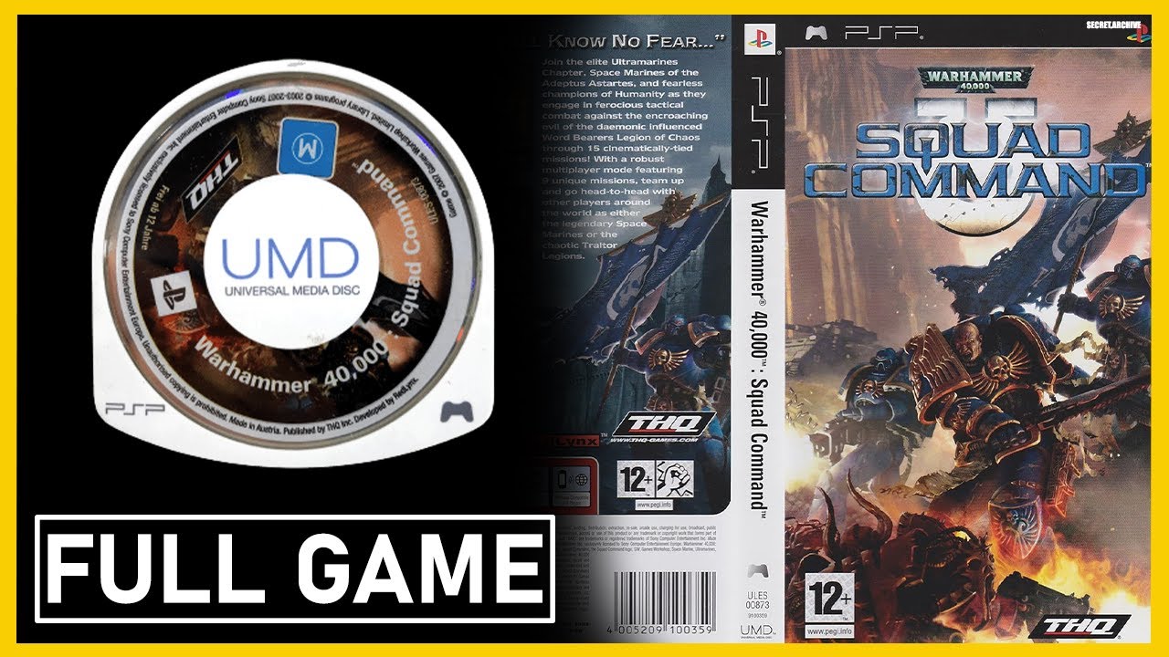 Warhammer 40,000: Squad Command (2007) | Full Game | Playstation Portable (PSP) | No Commentary