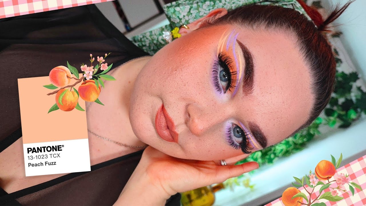 Je me maquille avec LA couleur de l'année 2024 : PEACH FUZZ 🍑