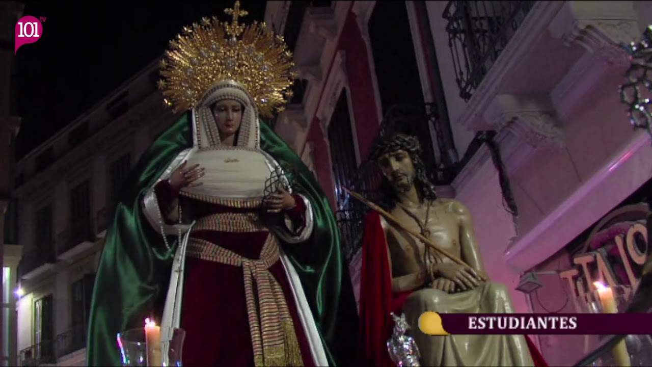 Semana Santa Málaga 2018 | Traslado Cofradía de Estudiantes | #SSanta101tv