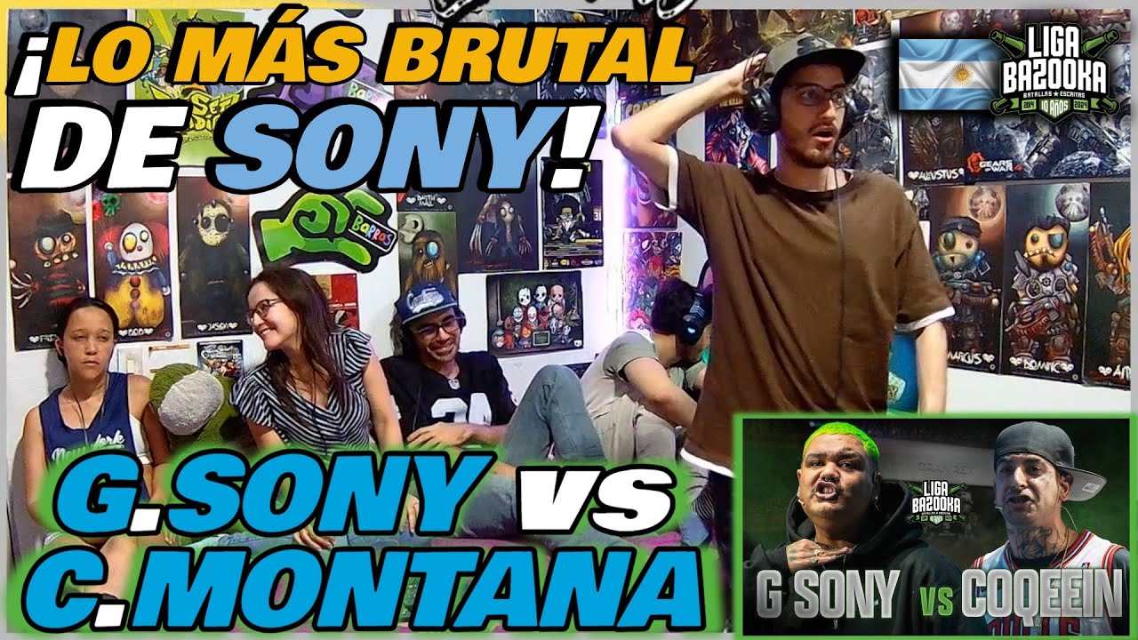 🔴COLOMBIANOS REACCIONAN a G SONY vs COQEEIN MONTANA - ¡LO MÁS BRUTAL DE SONY! [LIGA BAZOOKA 2024]