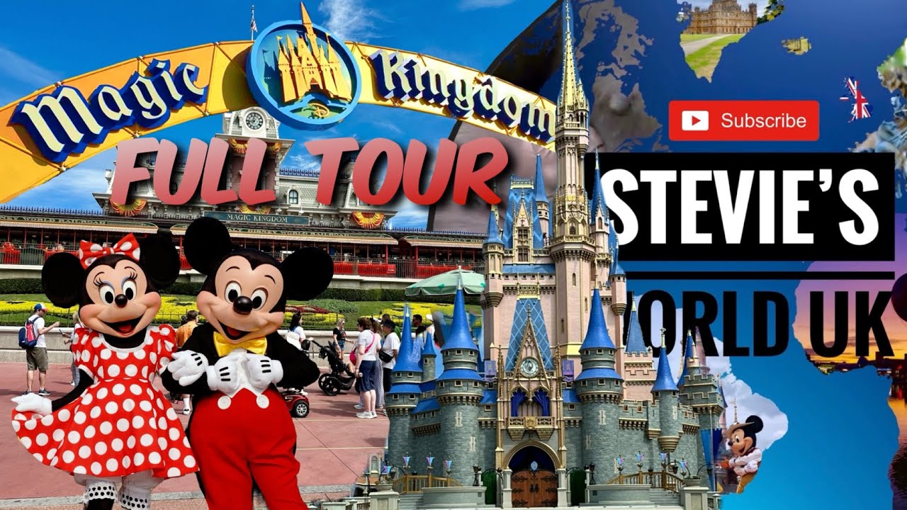 MAGIC KINGDOM FULL PARK TOUR & ALL THE RIDES - WALT DISNEY WORLD FLORIDA