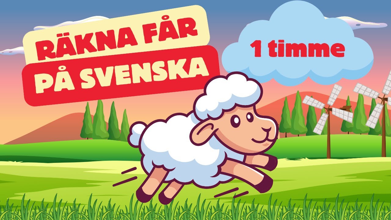 R&auml;kna f&aring;r fr&aring;n 1 till 1000 p&aring; svenska | Avkopplande s&ouml;mnhj&auml;lp f&ouml;r s&ouml;mnl&ouml;shet (SV)