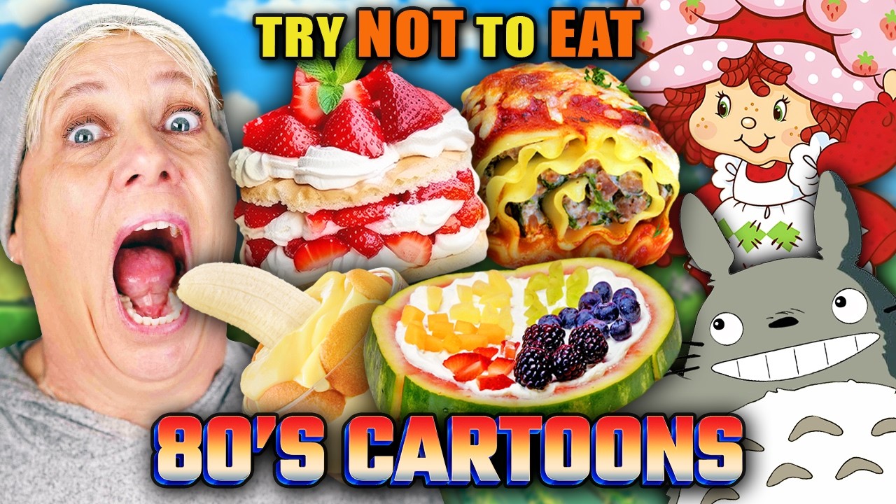 Try Not To Eat - Iconic 80s Cartoons