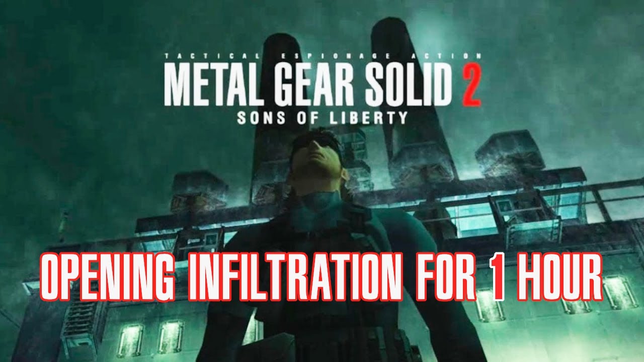 One Hour Game Music: MGS2 Sons Of Liberty - Opening Infiltration | 1 Hour Extended Version