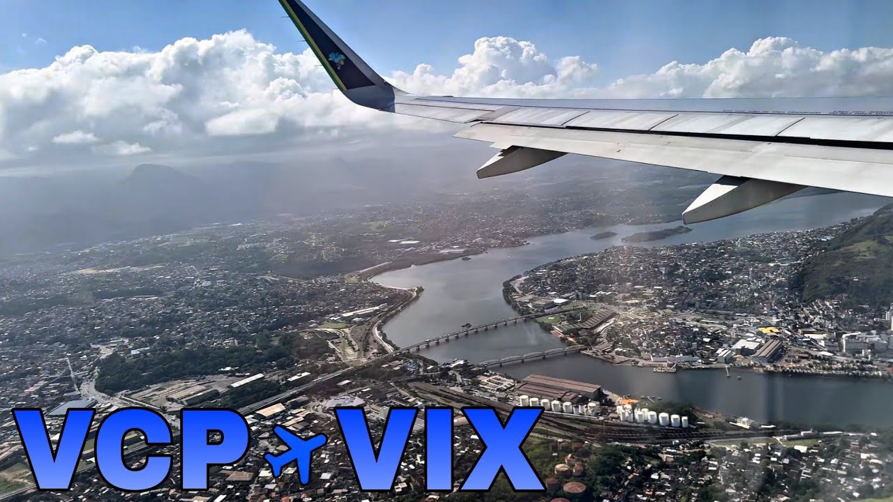 VOO COMPLETO 🛩️ de Campinas VCP SP até Vitória VIX ES no Airbus A320 neo da Azul