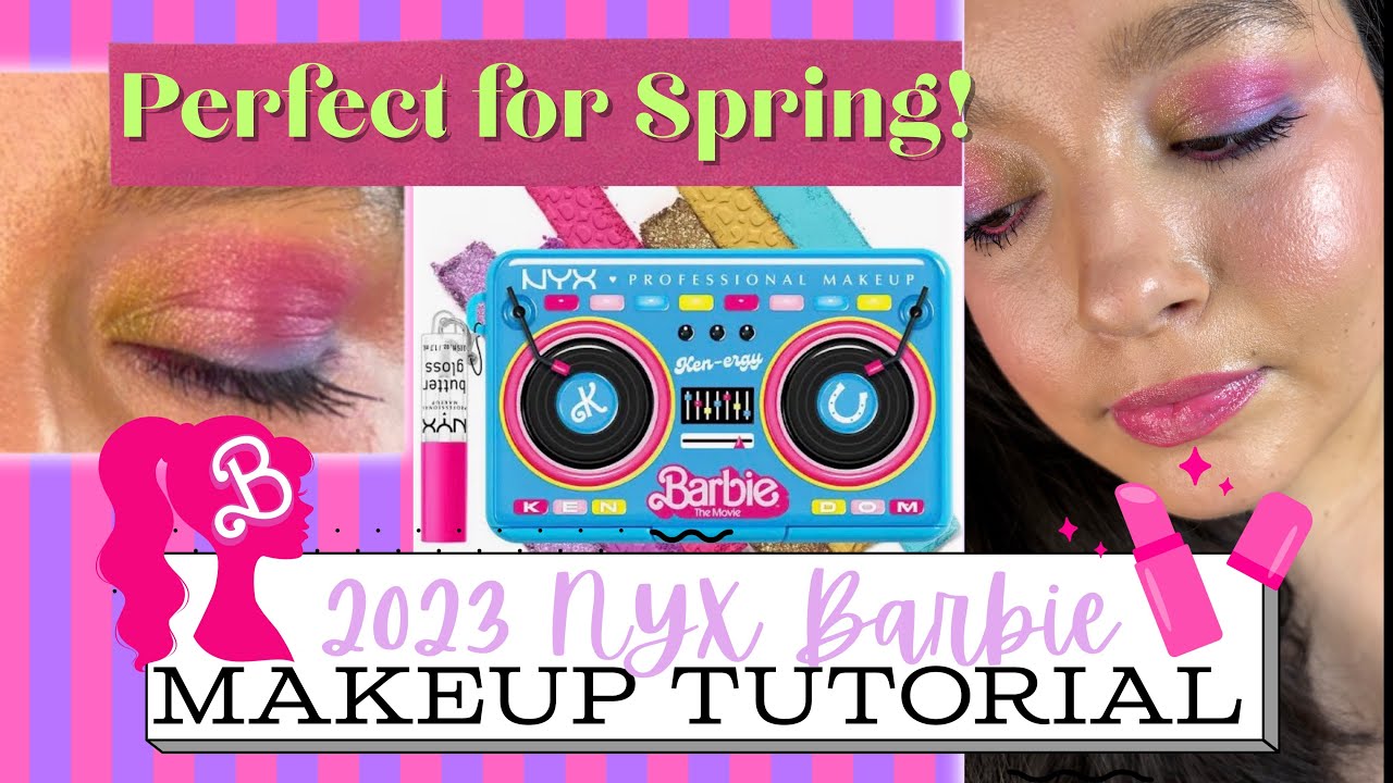 2023 NYX Barbie Palette Makeup | 🤷‍♂️ Turn up the Ken-ergy 💕