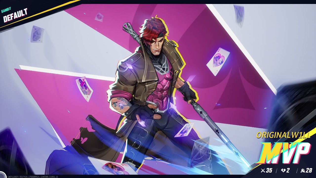 Marvel Rivals Gambit MVP