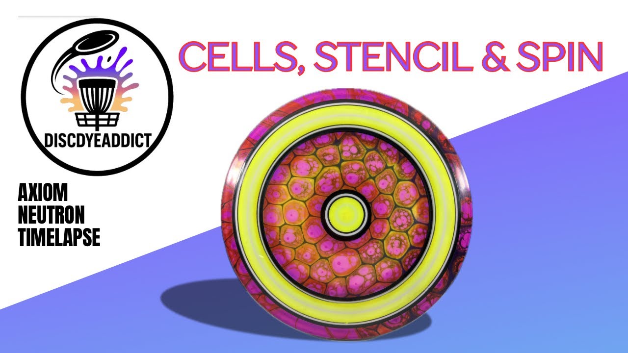 Cell, Stencil and spin dyeing this axiom timelapse