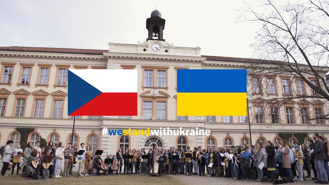 Ukrajinská hymna na GMHS 💙💛 Ukraine anthem, Гімн України