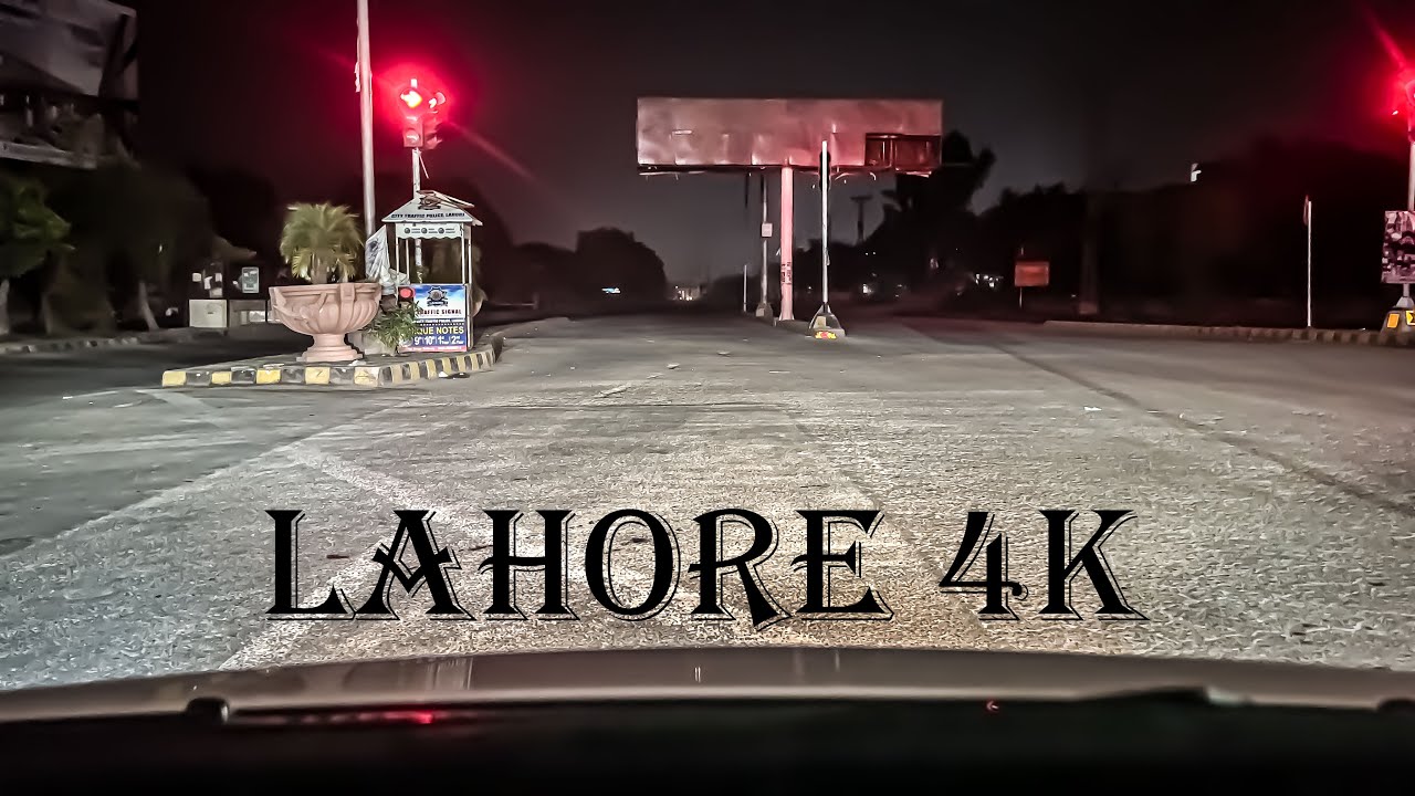 LAHORE NIGHT DRIVE 4K - Ichhra To Walton Road | Ferozepur Road | Club On Wheels