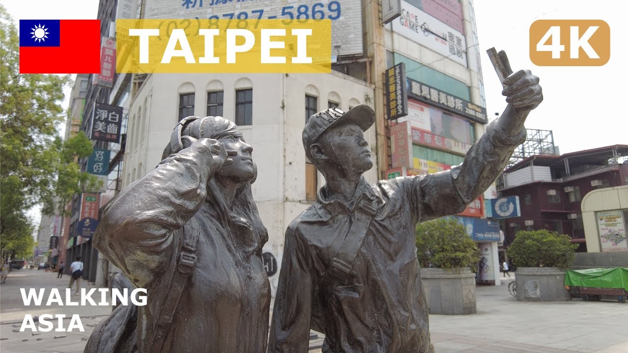 🇹🇼 Taiwan, Taipei: Ximending Walking District Walking Tour - 4K