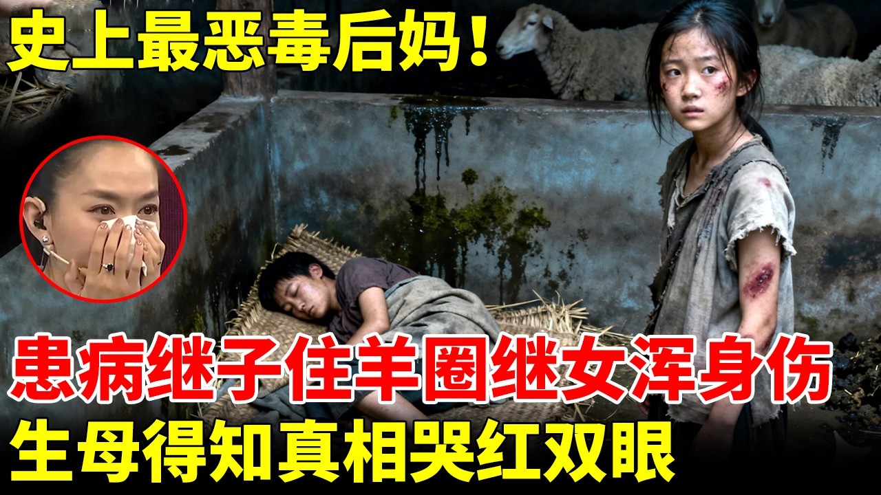 史上最恶毒后妈！让患病继子住羊圈，打的继女浑身伤，生母得知真相哭红双眼【王芳王为念访谈】