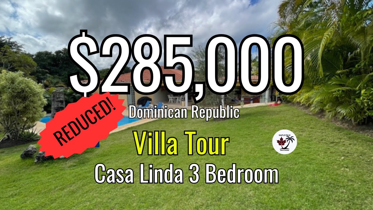 Gorgeous Large Lot, Villa Tour, Sosua, Dominican Republic $299K