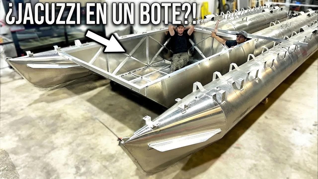 Así estoy construyendo el yate de mis sueños: ¡le puse un jacuzzi increíble!