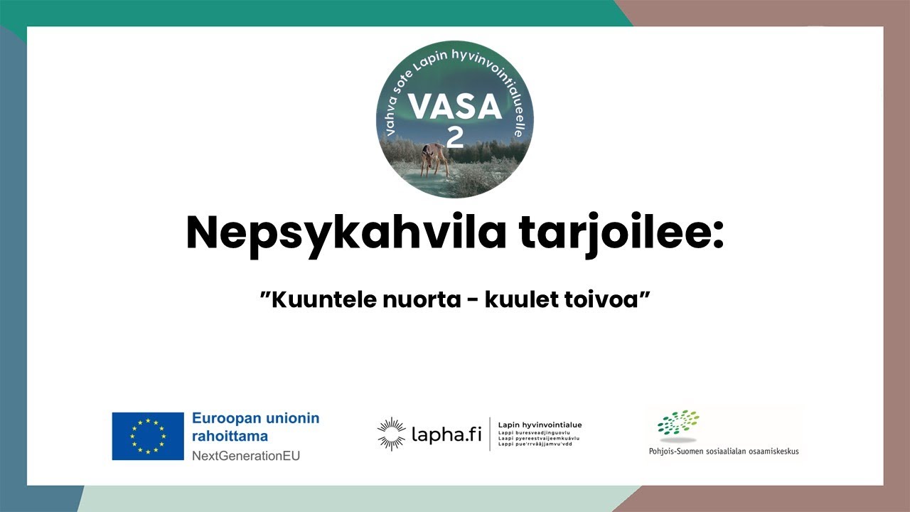 Nepsykahvila: Kuuntele nuorta – kuulet toivoa