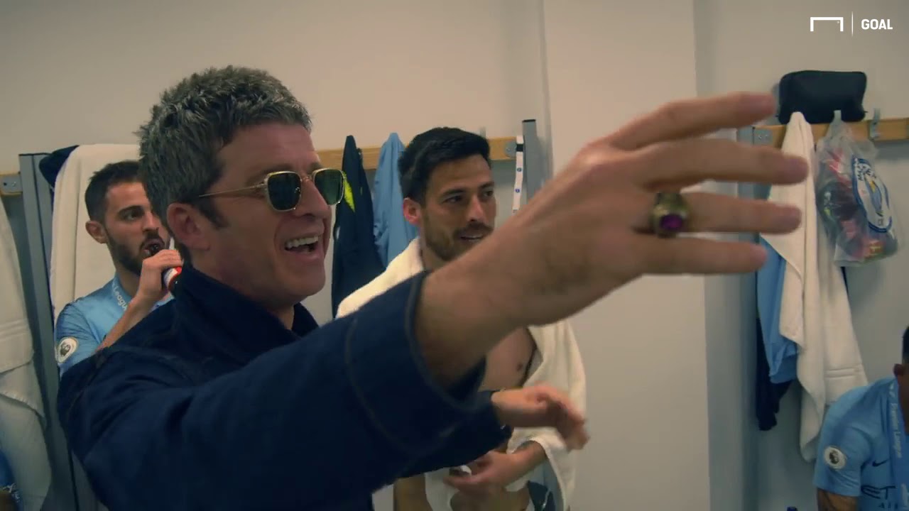 Pesta Juara Manchester City Di Ruang Ganti Bersama Noel Gallagher