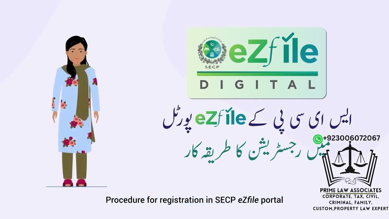 secp company registration | User Registertion EZFILE SECP eZfile Leap SECP Company Registration 2024