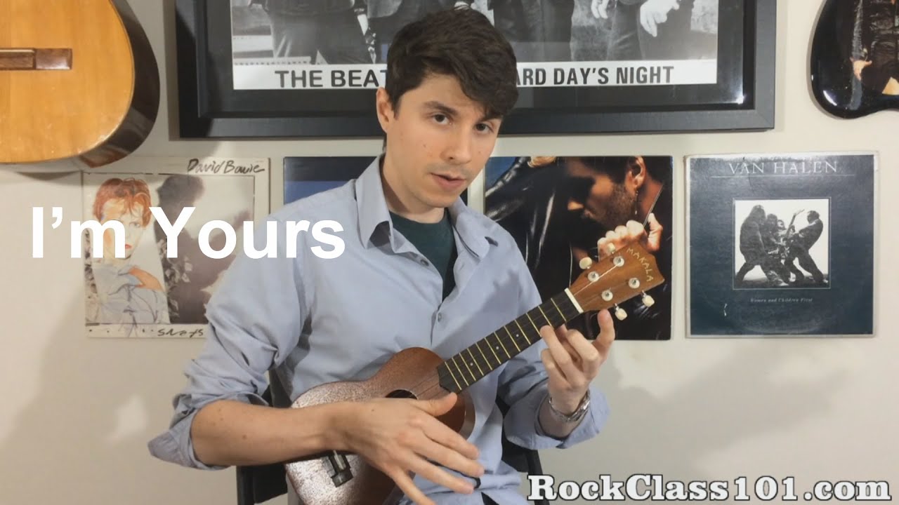 I'm Yours - Jason Mraz: Solo Ukulele Free Lesson with Tabs