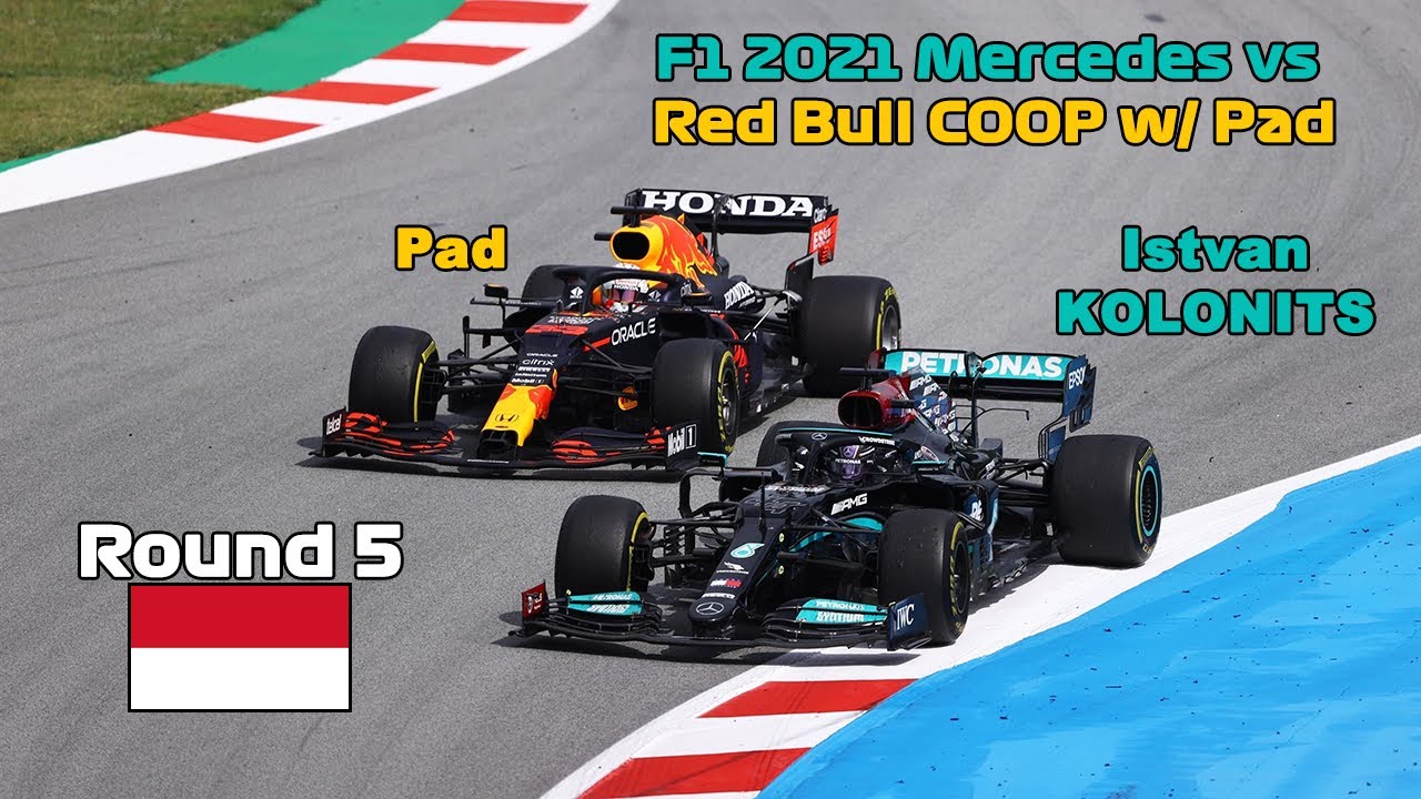 F1 2021 Mercedes vs Red Bull COOP w/ Pad R5: Monaco