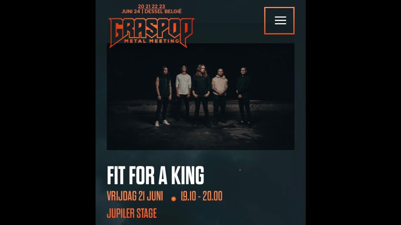 Graspop 2024 - Fit For A King