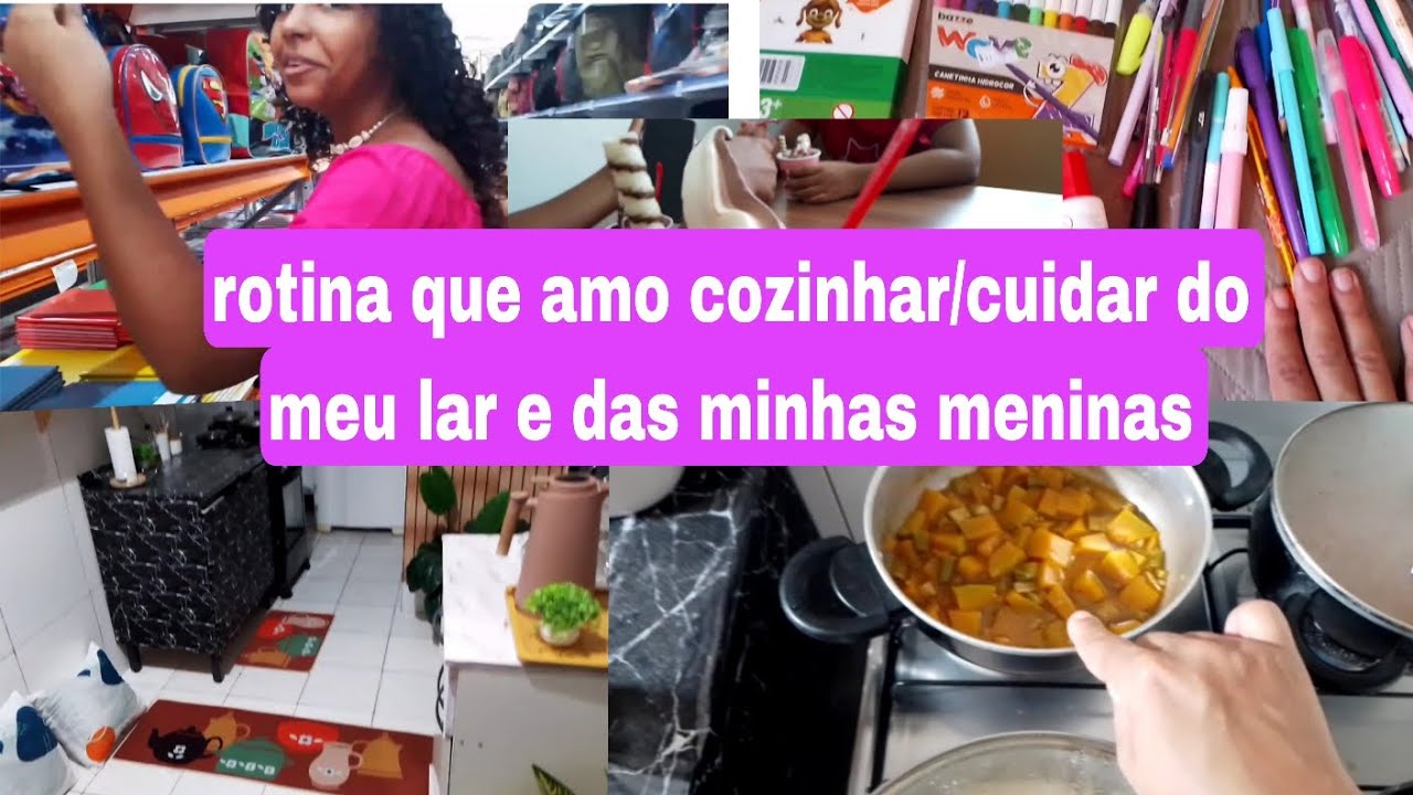 Comprei os materiais  escolar das meninas /elas ficaram muito feliz 