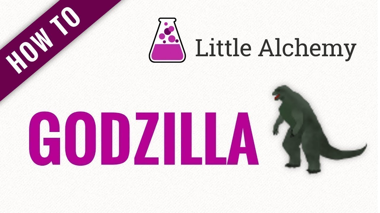 How To Make GODZILLA In Little Alchemy 1