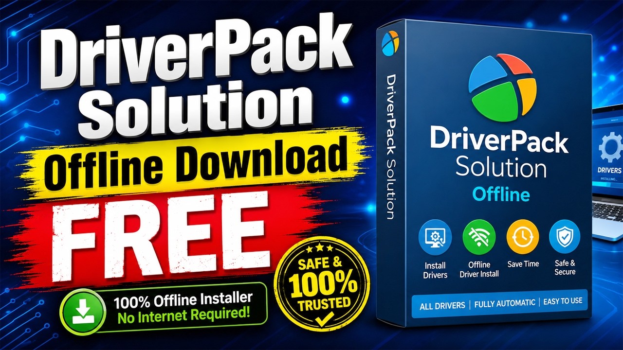 Как скачать DriverPack Solution БЕСПЛАТНО для Windows | Автономный пакет драйверов | drp offline