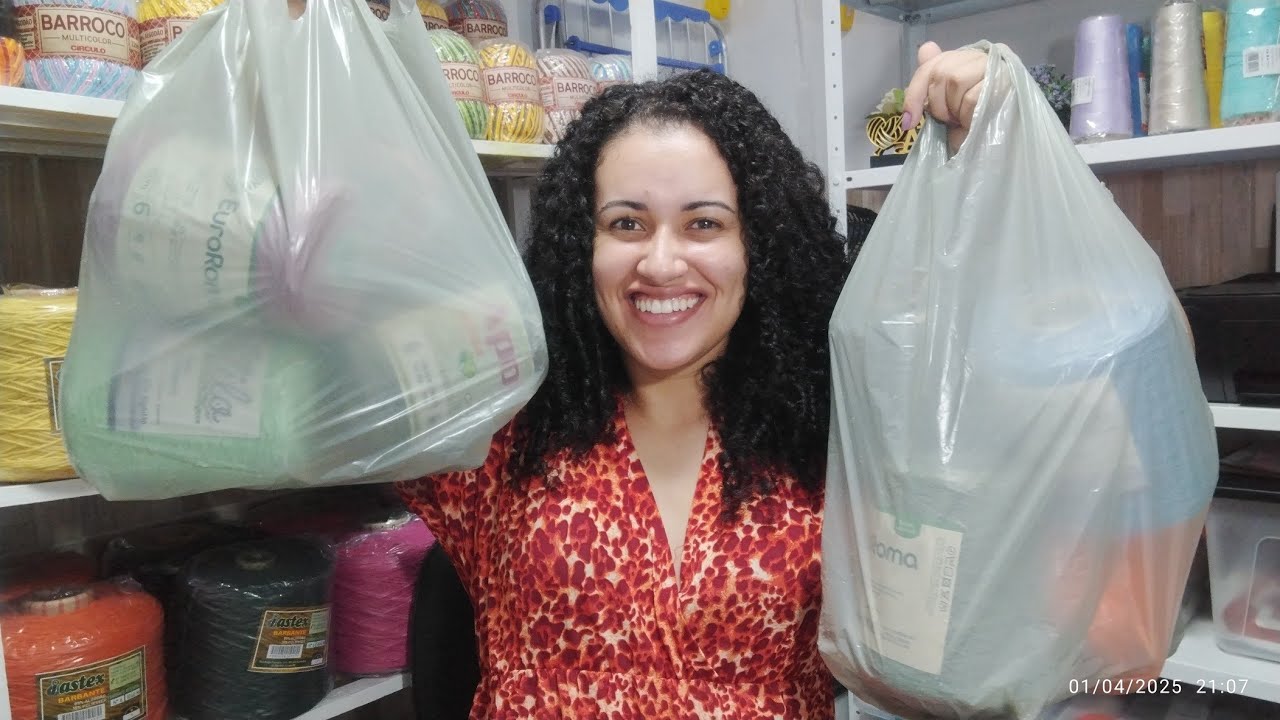 Fui comprar só um barbante e voltei com duas sacolas kkkkkk 🤭😂🤦🙈