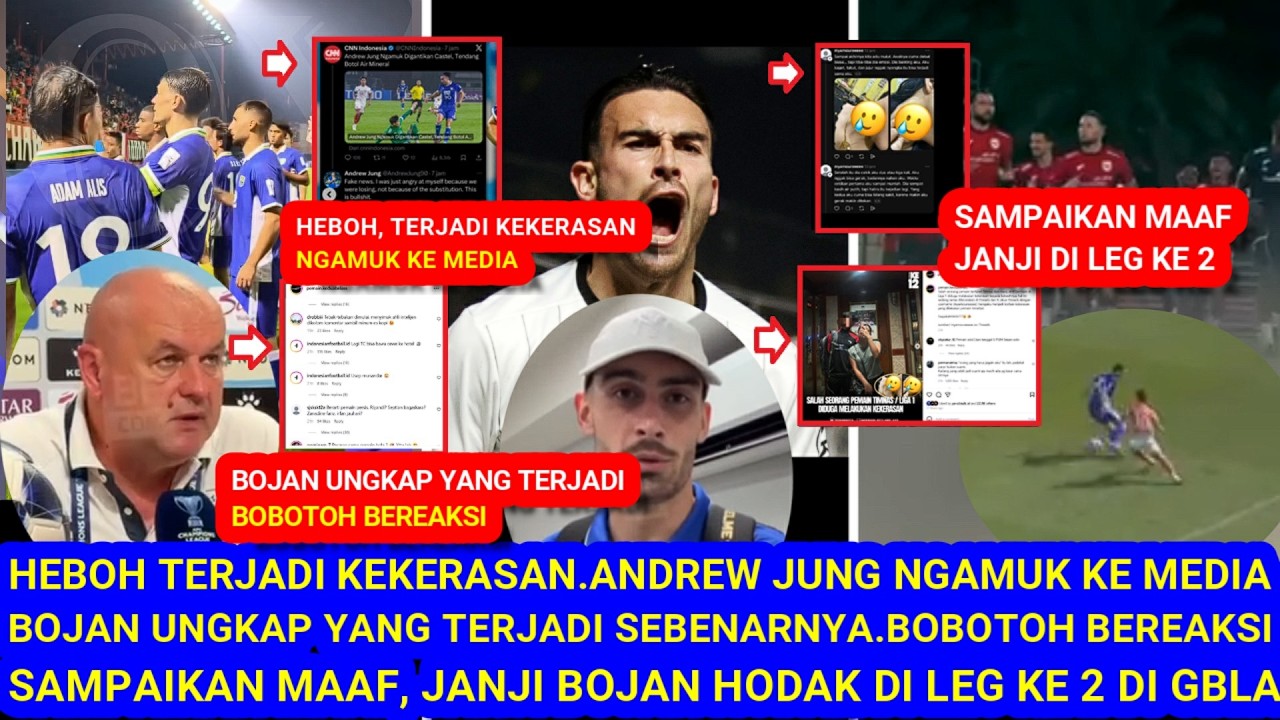 😱HEBOH,Terjadi Kekerasan.Jung Ngamuk Ke Media.Bojan UngkapYang Terjadi Sebenarnya.Bobotoh Bereaksi