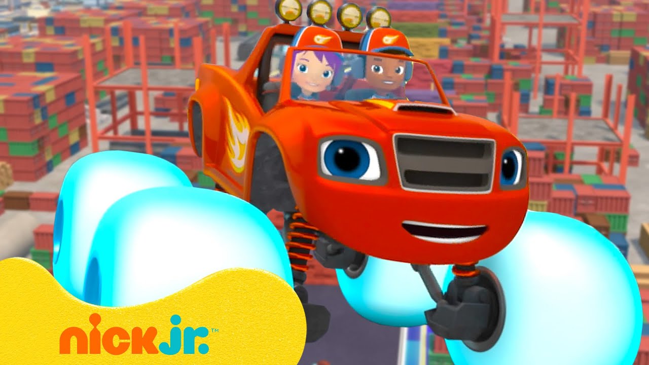 Blaze | As melhores corridas e transformações do Blaze com os amigos! 🚗💨 com AJ | Nick Jr.