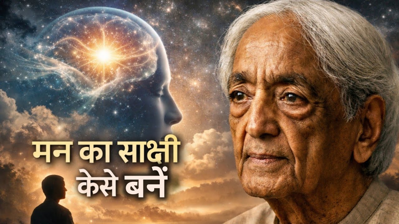 मन को देखना सीखिए | साक्षी भाव क्या है? | Krishnamurti